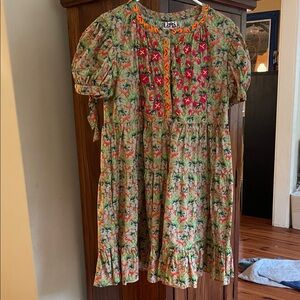 Anthropologie Multicolor Floral Dress